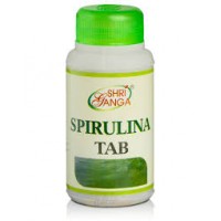 Спирулина, источник витаминов и белка, 60 таб, производитель Шри Ганга; Spirulina Tab, 60 tabs, Shri Ganga