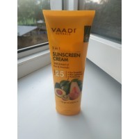Солнцезащитный крем Vaadi с экстрактами киви и авокадо SPF 25, 110г